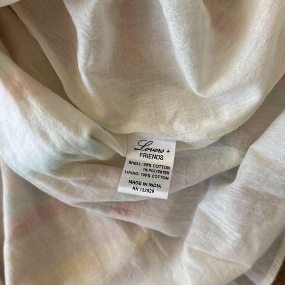 🌈 Lovers + Friends Spring Rainbow Pastel Striped Dress - Picture 8 of 8